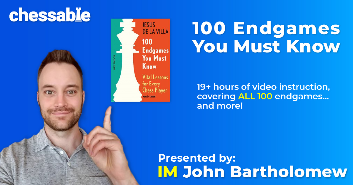 The 100 Endgames You Must Know Workbook: Practical Endgame Exercises for  Every Chess Player